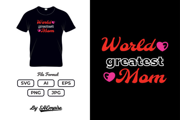 Mother's Day Typography T-shirt - 05: A Heartfelt Design