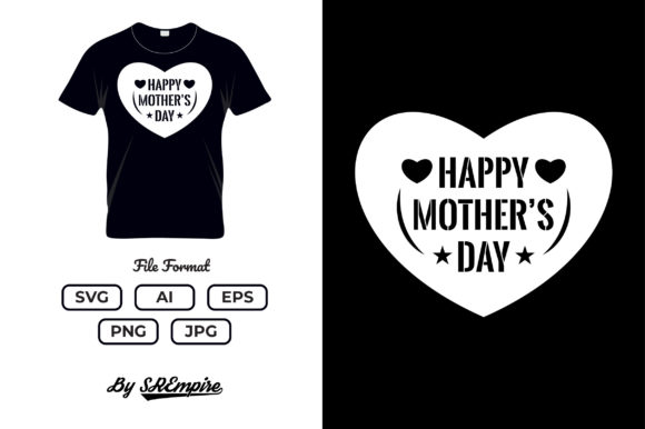 Mother's Day Typography T-shirt - 21
