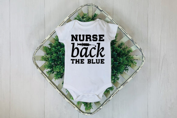 Nurse Back the Blue Svg: A Versatile Embroidery Design