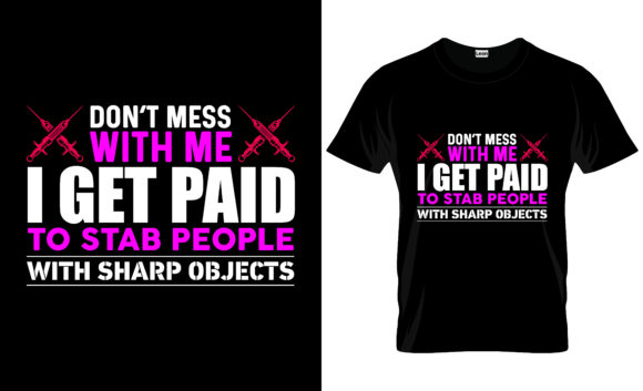 Nurse T-Shirt Design Vector Graphic 12