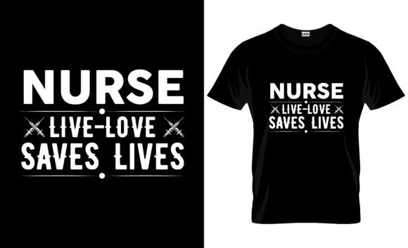 Nurse T-Shirt Design Vector Graphic 15