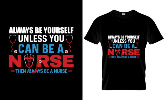 Nurse T-Shirt Design Vector Graphic 33