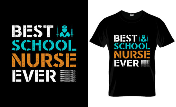 Nurse T-Shirt Design Vector Graphic 34