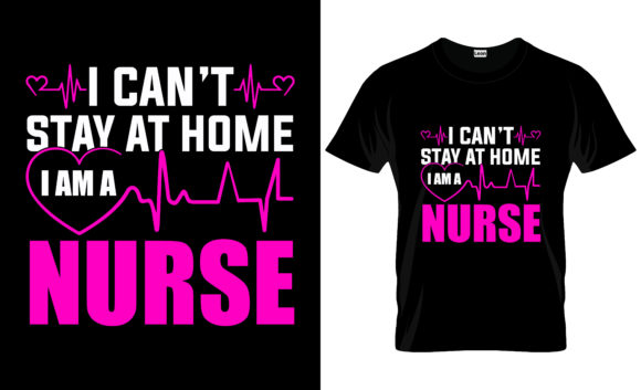 Nurse T-Shirt Design Vector Graphic 35