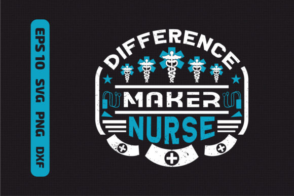 Nurse Typographic Badge Design SVG: A Closer Look
