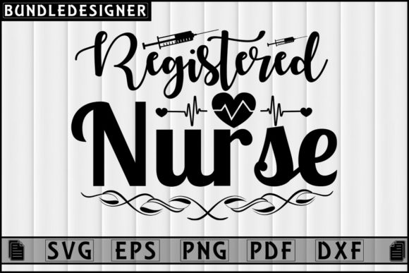 Registered Nurse T-Shirt Sublimation SVG
